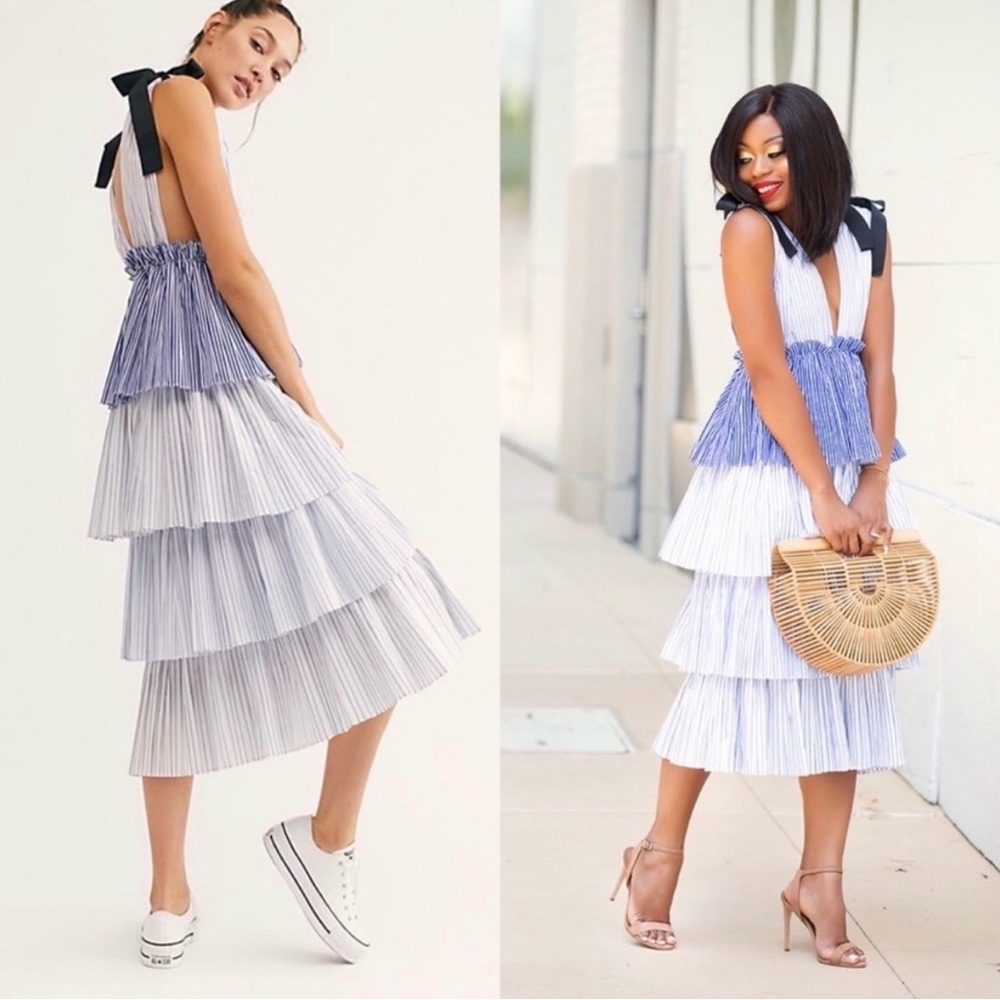 Free People X Style Mafia Keza Tiered Maxi Dress - NWT